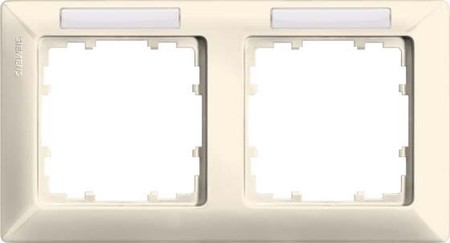 Cover frame for domestic switching devices 2 Horizontal 5TG25821