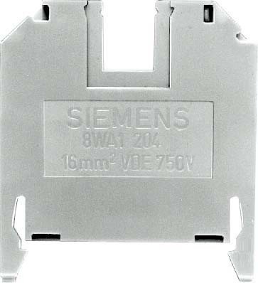 Feed-through terminal block 16 mm² 16 mm² 16 mm² 8WA1204