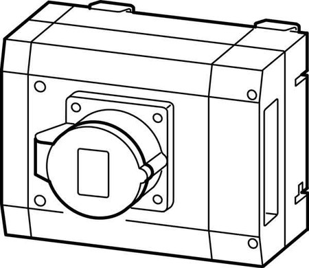 Tap off unit for busbar trunk 4 5 16 A BVP:034271
