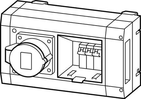 Tap off unit for busbar trunk 4 5 16 A BVP:034280