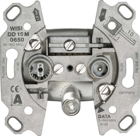 Antenna socket 14 dB 3 14568-2