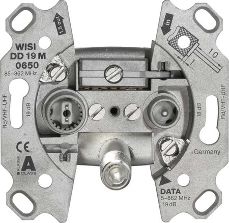 Antenna socket 19 dB 3 14569-9