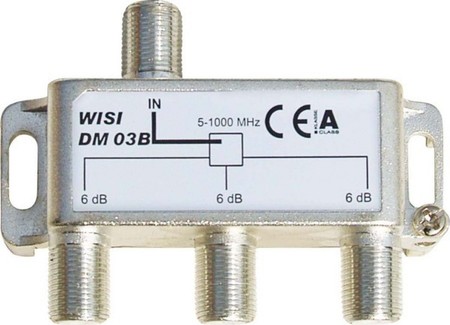 Tap-off and distributor F-Connector Distributor 5 MHz 70297-7