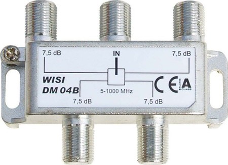 Tap-off and distributor F-Connector Distributor 5 MHz 70298-4