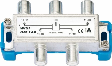 Tap-off and distributor F-Connector Distributor 5 MHz 16579-6