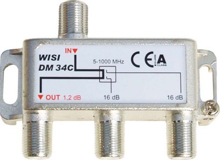 Tap-off and distributor F-Connector Splitter 5 MHz 70305-9