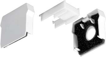 Mechanical accessories for luminaires End cap White 5LS90910XD