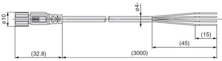 Sensor-actuator patch cord  00738300