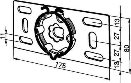 Accessories for gate-/roller-blind drive  9763602