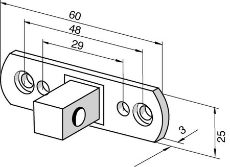 Accessories for gate-/roller-blind drive  9910014