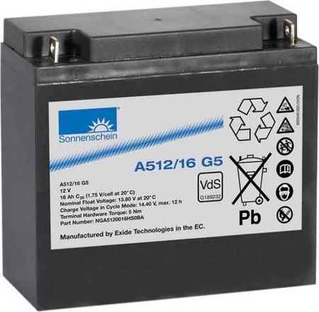 Solar-battery 12 V 16 Ah NGA5120016HS0BA