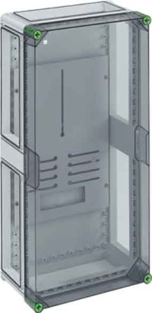 Unequipped meter cabinet Surface mounting Plastic 02000401