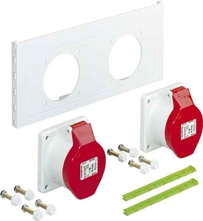 Gland plate for small distribution boards/switchgear cabinets  0