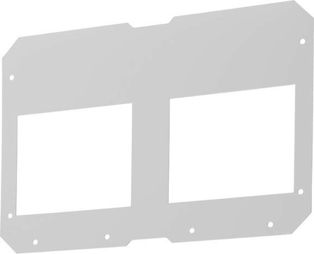 Cover strip for meter-/distribution board Plastic Grey 07104501