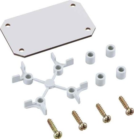 Mounting plate for distribution board 75 mm 45 mm 19500201