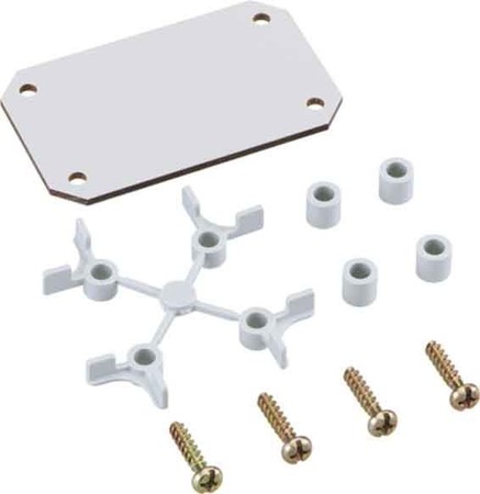 Mounting plate for distribution board 46 mm 44 mm 19505501