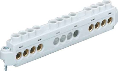 Single- and multi-pole terminal strip 16 mm² 84001601