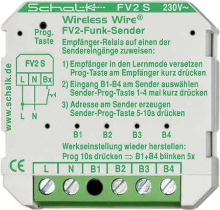 Radio transmitter 433.92 MHz FV2S09