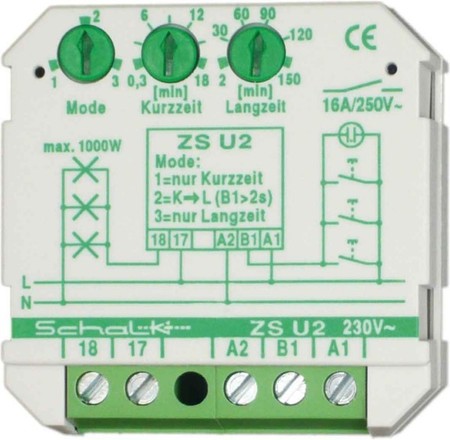 Staircase lighting timer Electronic DIN rail 1 zsu209