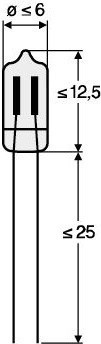 Indication- and signalling lamp 115 V 0.5 lm Other 31010