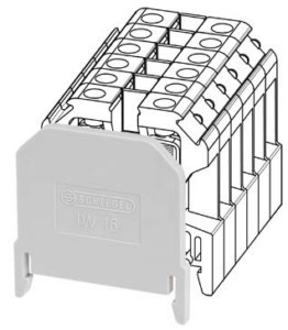 Endplate and partition plate for terminal block  IW51