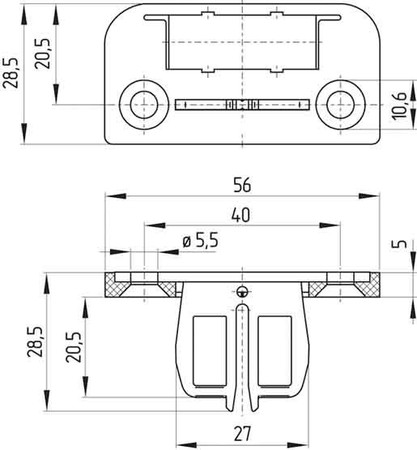 Actuator for position switch with separate actuator  101092711