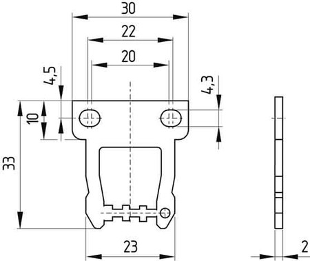 Actuator for position switch with separate actuator  101122893