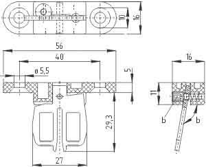 Actuator for position switch with separate actuator  101095550