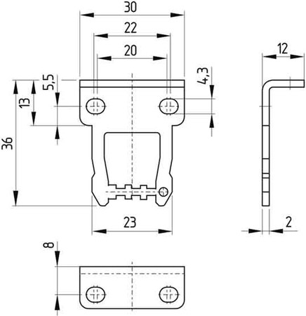 Actuator for position switch with separate actuator  101122895