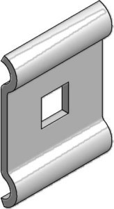 Mounting material for cable support system  2155285