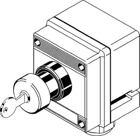 Emergency stop complete Key-release 1 1 130665