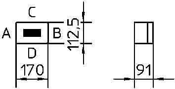 Box/housing for surface mounting on the wall/ceiling  136689