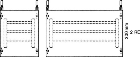 Distributor assembly busbars 300 mm 250 mm 2CPX037808R9999