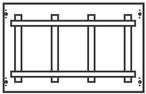 Distributor assembly busbars 450 mm 500 mm 2CPX041649R9999