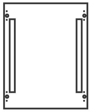 Distributor assembly busbars 300 mm 250 mm 2CPX041737R9999