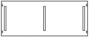 Distributor assembly busbars 300 mm 750 mm 2CPX041739R9999