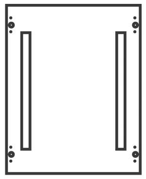 Distributor assembly busbars 300 mm 250 mm 2CPX041740R9999