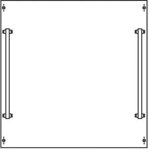 Distributor assembly busbars 750 mm 750 mm 2CPX041802R9999