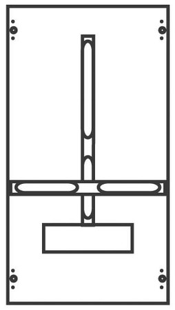 Meter panel 1-story 1 2CPX041820R9999