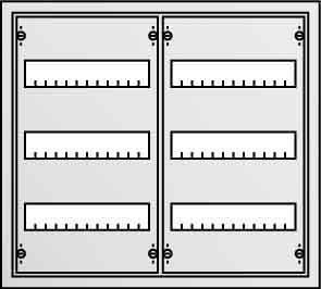 Small distribution board Flush mounted (plaster) 2CPX030100R9999