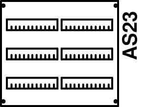 Panel for distribution board 450 mm 500 mm 2CPX037581R9999