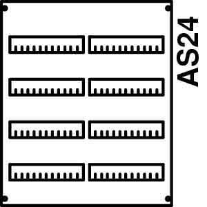 Panel for distribution board 600 mm 500 mm 2CPX037592R9999