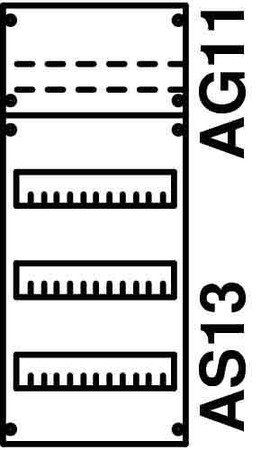 Panel for distribution board 600 mm 250 mm 2CPX037593R9999