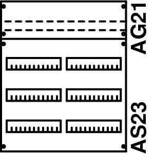 Panel for distribution board 600 mm 500 mm 2CPX037594R9999