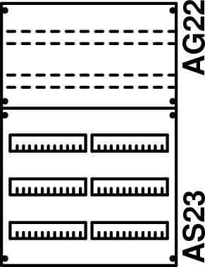 Panel for distribution board 750 mm 500 mm 2CPX037613R9999