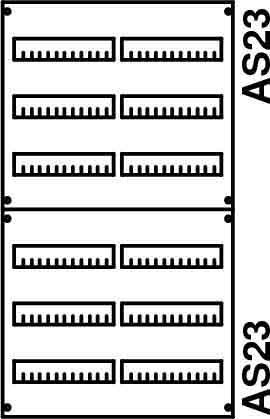 Panel for distribution board 900 mm 500 mm 2CPX037635R9999