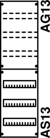 Panel for distribution board 900 mm 250 mm 2CPX037637R9999