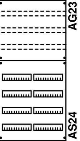 Panel for distribution board 1050 mm 500 mm 2CPX037642R9999