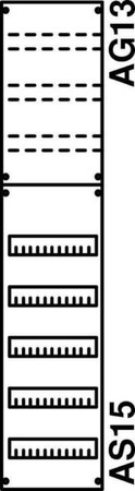 Panel for distribution board 1200 mm 250 mm 2CPX037653R9999