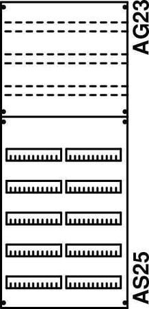 Panel for distribution board 1200 mm 500 mm 2CPX037654R9999